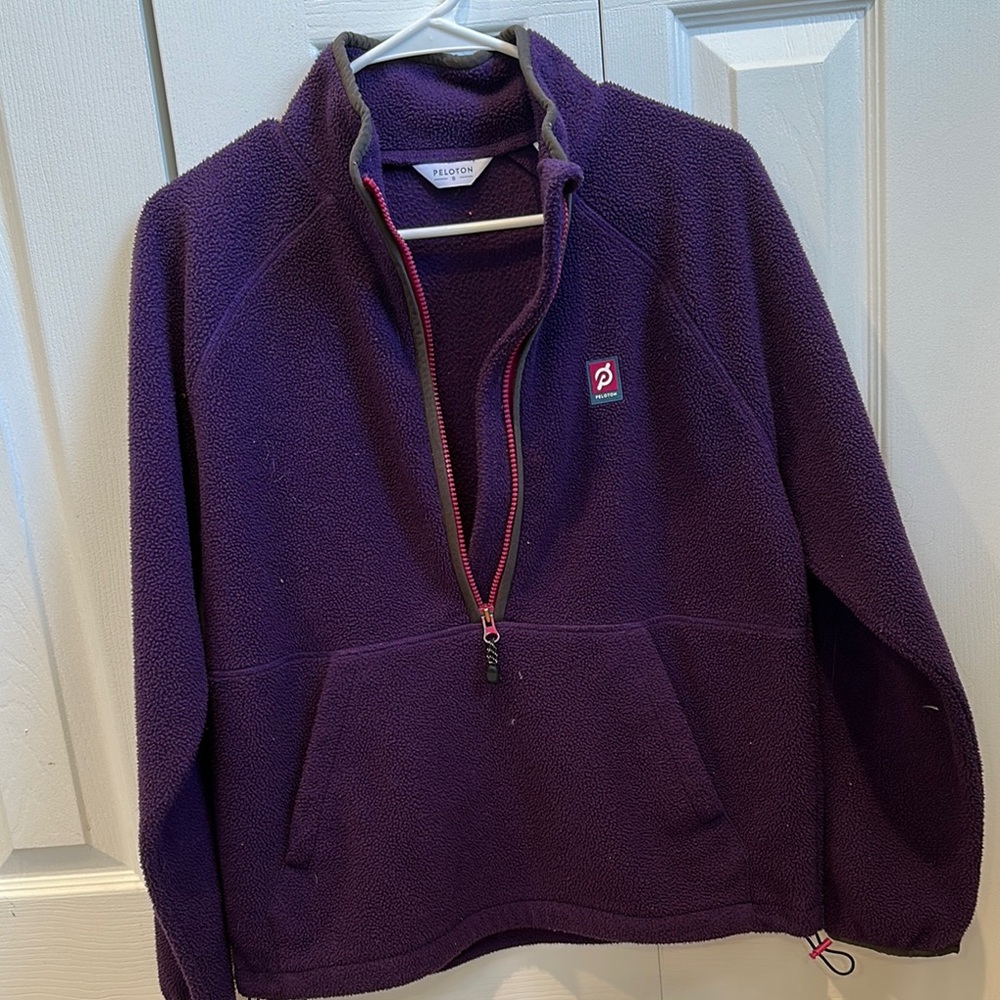 Peloton Purple Quarter-Zip Fleece Pullover